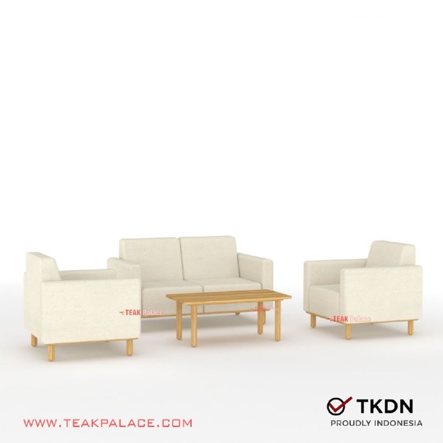 Sofa Scandinavian 211 TKDN ION Krem Sofa Scandinavian 211 TKDN ION Krem
