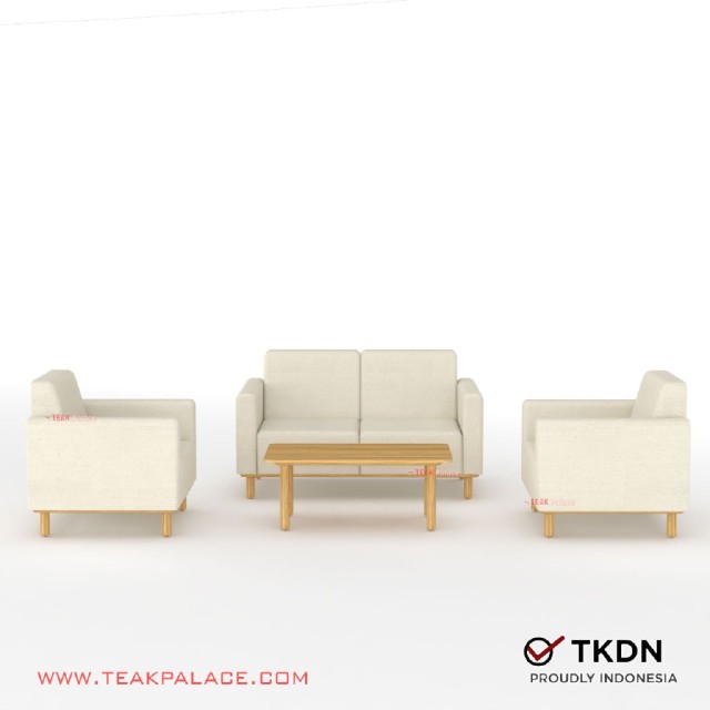 Sofa Scandinavian 211 TKDN ION Krem Sofa Scandinavian 211 TKDN ION Krem