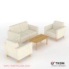 Sofa Scandinavian 211 TKDN ION Krem Sofa Scandinavian 211 TKDN ION Krem