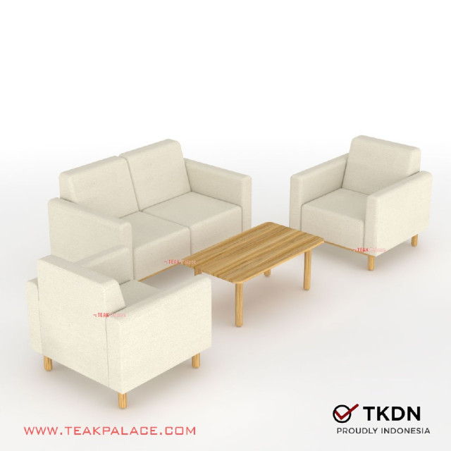 Sofa Scandinavian 211 TKDN ION Krem Sofa Scandinavian 211 TKDN ION Krem