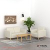 Sofa 21 ION TKDN Ruang Sempit Kain Krem 