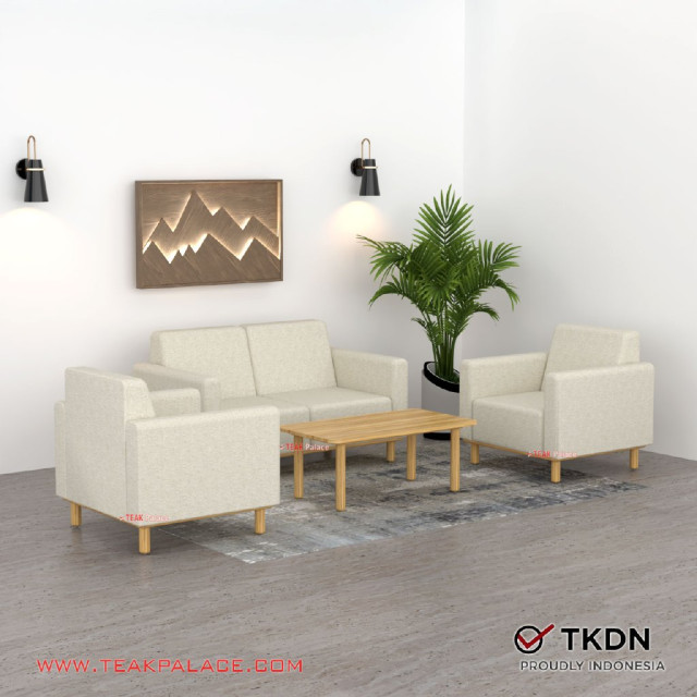Sofa Scandinavian 211 TKDN ION Krem Sofa Scandinavian 211 TKDN ION Krem