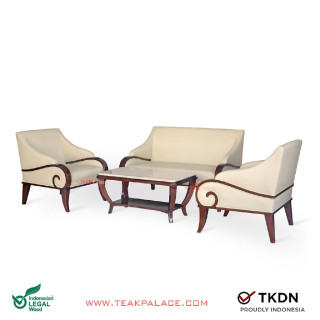 Kursi Tamu Minimalis 211 Jasmine Ivory