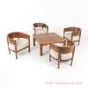 Kursi Jati Minimalis Ruang Tamu Teras Seri Lenong