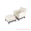 Set Armchair With Stool Cakra Jati Minimalis Set Armchair With Stool Cakra Jati Minimalis