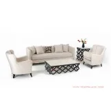 Kursi Tamu Minimalis Set Accent 311 Krem