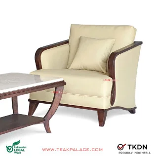 Sofa Kantor 211 Kayu Jati Seri Nusantara TKDN