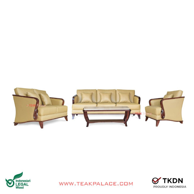 Sofa 321 Minimalis Seri Nusantara Oscar Beige Sofa 321 Minimalis Seri Nusantara Oscar Beige