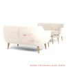 Sofa Set Minimalis 22 Vintage Seri Dina 