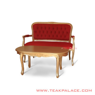 Set Meja Kursi 2 Dudukan Victorian Jati Set Meja Kursi 2 Dudukan Victorian Jati