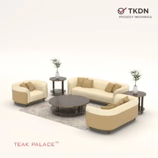 Kursi Tamu Mewah Terbaru Kayu Jati Sofa 321 Seri Nias