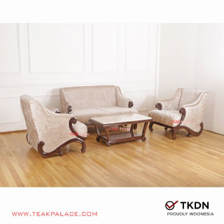 Kursi Tamu Jati Mewah Ukir Minimalis Seri Ponti 211