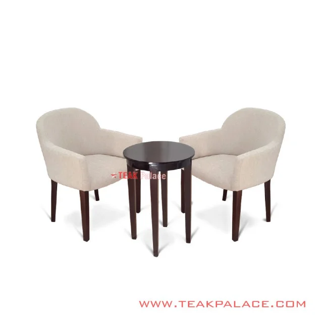 Set Teras Gossip Meja Bundar Unik Minimalis