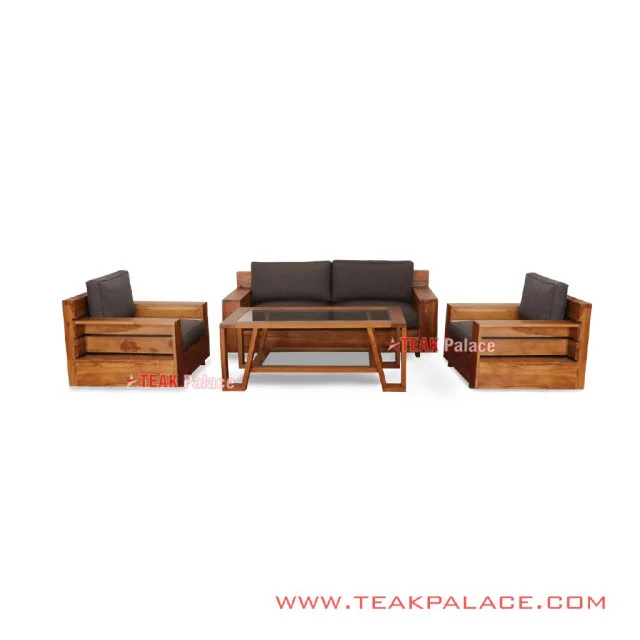 Set Kursi Tamu Minimalis Kayu Jati Seri Sunda