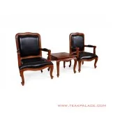 Set Kursi Teras Rajawa Jati Klasik Ukir