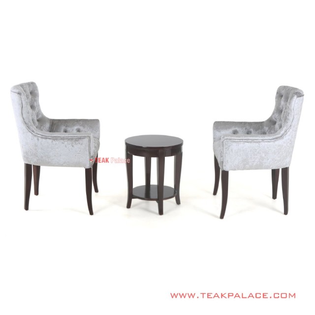 Set Kursi Teras Minimalis Black Walnut Alera Set Kursi Teras Minimalis Black Walnut Alera