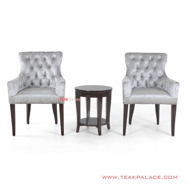 Set Kursi Teras Minimalis Black Walnut Alera Set Kursi Teras Minimalis Black Walnut Alera