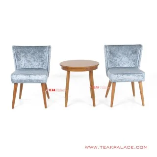 Kursi Meja Teras Set Modern Minimalis Golden Teak 