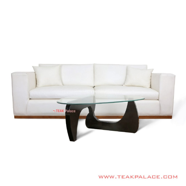 Set Sofa Meja Kaca Jati Padang MInimalis Set Sofa Meja Kaca Jati Padang MInimalis
