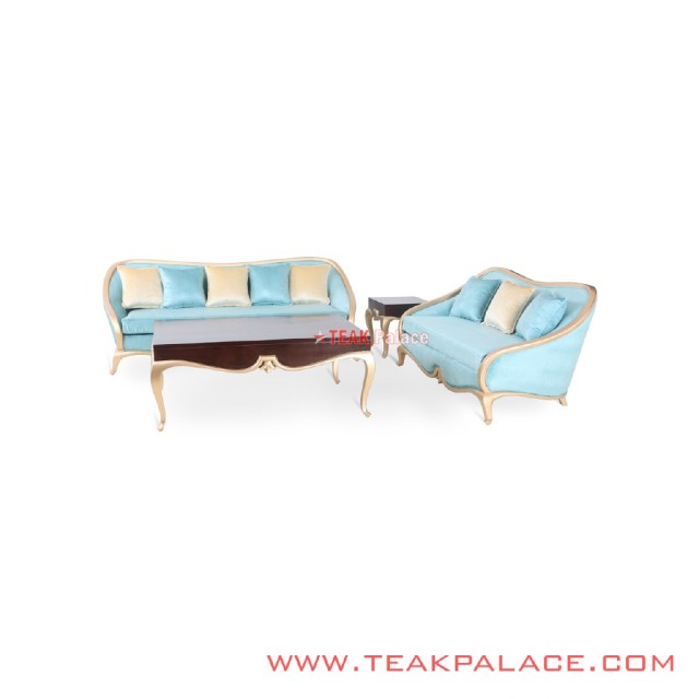 Sofa Mewah Emas Kayu Jati 32 Seri Cameo Sofa Mewah Emas Kayu Jati 32 Seri Cameo