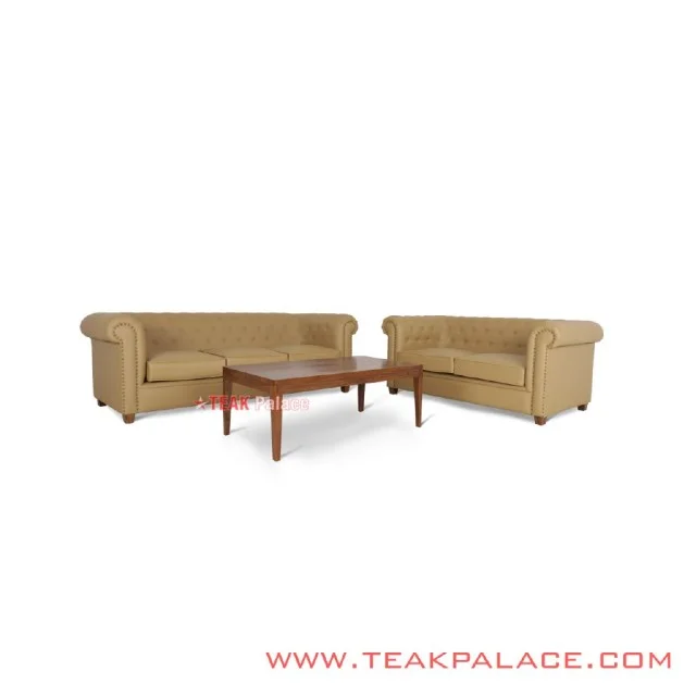 Set Sofa Tamu Minimalis Seri Chesterfield Jati Solid Set Sofa Tamu Minimalis Seri Chesterfield Jati Solid