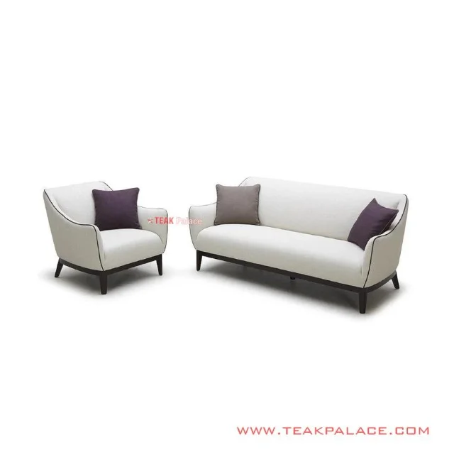Sofa Tamu Set Putih Minimalis Viana
