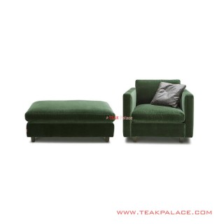Sofa Single Stool Belgium Jati Minimalis