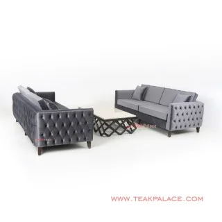 Sofa Modern Bulgari Set 33 Abu-Abu