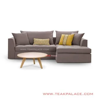 Sofa Sudut L Minimalis Seri Scarlet 2 Sofa + Meja Sofa Sudut L Minimalis Seri Scarlet 2 Sofa + Meja