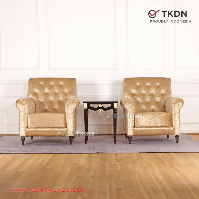 Sofa Kursi Tamu Mewah American Classic Seri Valeri