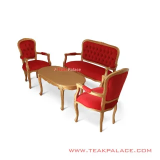 Set Sofa Tamu Emas Victorian 211 Minimalis