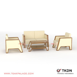 Sofa Set 211 Minimalis TKDN Seri VIXI Ivory