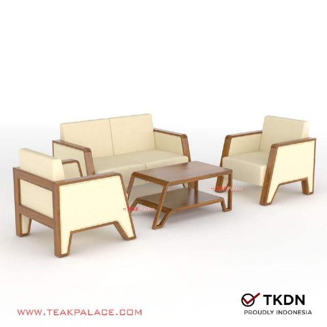 Sofa Set 211 Minimalis TKDN Seri VIXI Ivory Sofa Set 211 Minimalis TKDN Seri VIXI Ivory