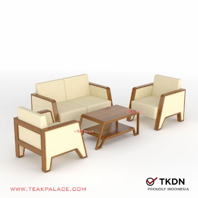 Sofa Set 211 Minimalis TKDN Seri VIXI Ivory Sofa Set 211 Minimalis TKDN Seri VIXI Ivory