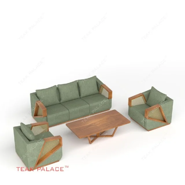 Sofa Kayu Jati Minimalis 311 Seri Xander Warna Hijau Sofa Kayu Jati Minimalis 311 Seri Xander Warna Hijau