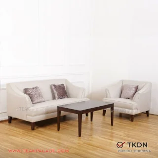 Sofa 21 Murah Tabanan Krem TKDN Terbaru