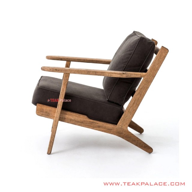 Kursi Teras Minimalis With Cushion Brown Seri Ronald