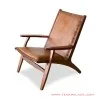 Kursi Single Tamu Minimalis Hamburg Brown