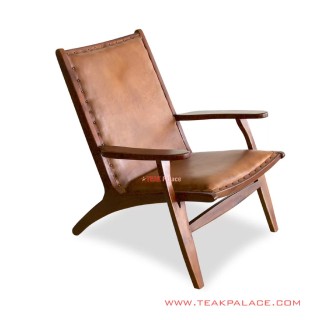 Kursi Single Tamu Minimalis Hamburg Brown