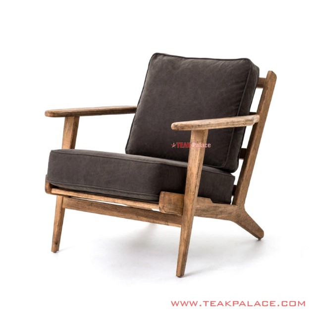 Kursi Teras Minimalis With Cushion Brown Seri Ronald