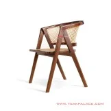 Kursi Teras Jati Anyaman Rotan Seri Ikonic