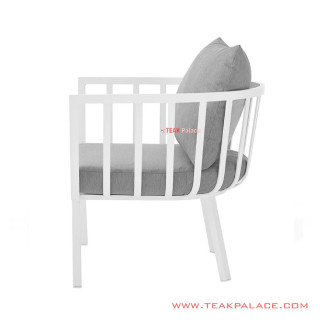 Kursi Teras Hanoi Minimalis Duco White Kursi Teras Hanoi Minimalis Duco White