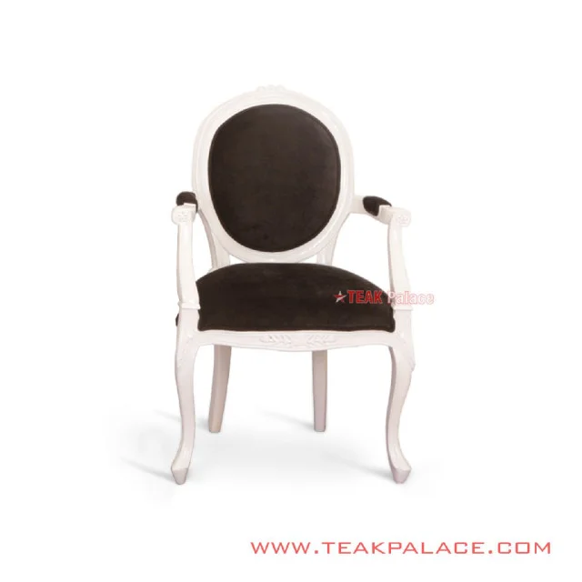 Kursi Victorian Putih Duco Klasik