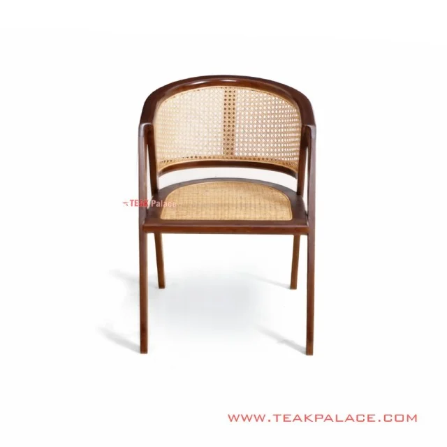 Kursi Teras Jati Anyaman Rotan Seri Ikonic