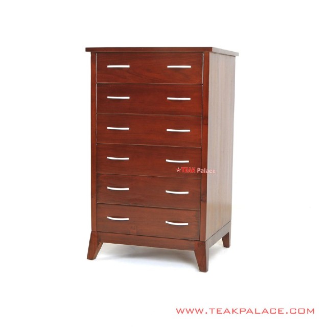 Lemari Laci Visco 6 Drawer Jati Black Walnut Lemari Laci Visco 6 Drawer Jati Black Walnut