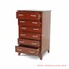 Lemari Laci Visco 6 Drawer Jati Black Walnut Lemari Laci Visco 6 Drawer Jati Black Walnut