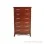 Lemari Laci Visco 6 Drawer Jati Black Walnut