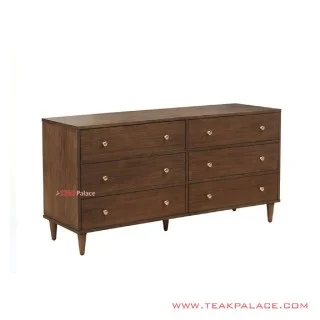 Buffet Laci Minimalis Jati Salak Brown Seri Liverpool