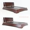 Tempat Tidur Mewah Minimalis Modern Kayu Jati XEON