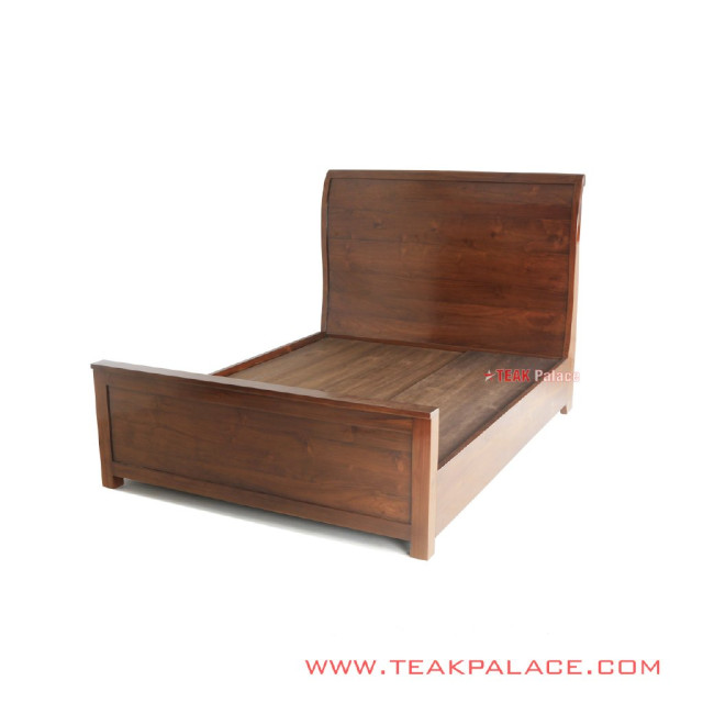 Dipan Kayu Jati Minimalis Seri Sleigh Dipan Kayu Jati Minimalis Seri Sleigh